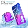 thumbnail image 5 of for Galaxy S23 Case,Samsung S23 Case,with HD Screen Protector,Gradient Quicksand Glitter Liquid Floating Waterfall Durable Girls Cute Phone Case for Samsung Galaxy S23 (Purple/Blue), 5 of 13
