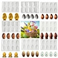 thumbnail image 2 of Easter Cake Mold Non-stick DIY Silicone 8 Cavity Dinosaur Egg Dessert Chocolate Baking Mould Kitchen Gadget, 2 of 7