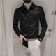 thumbnail image 3 of Camisas y blusas estampadas para hombre, ropa sencilla y fresca, de algodón, con estampado floral blanco, botones de lujo, estilo coreano, tallas grandes, estilo hipster, seda, 3 of 5