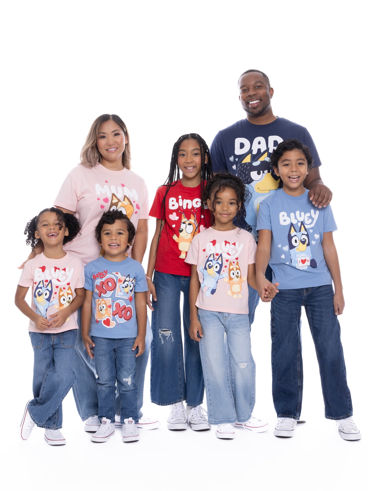 TODDLER BLUEY VALENTINES DAY TEE SHIRT