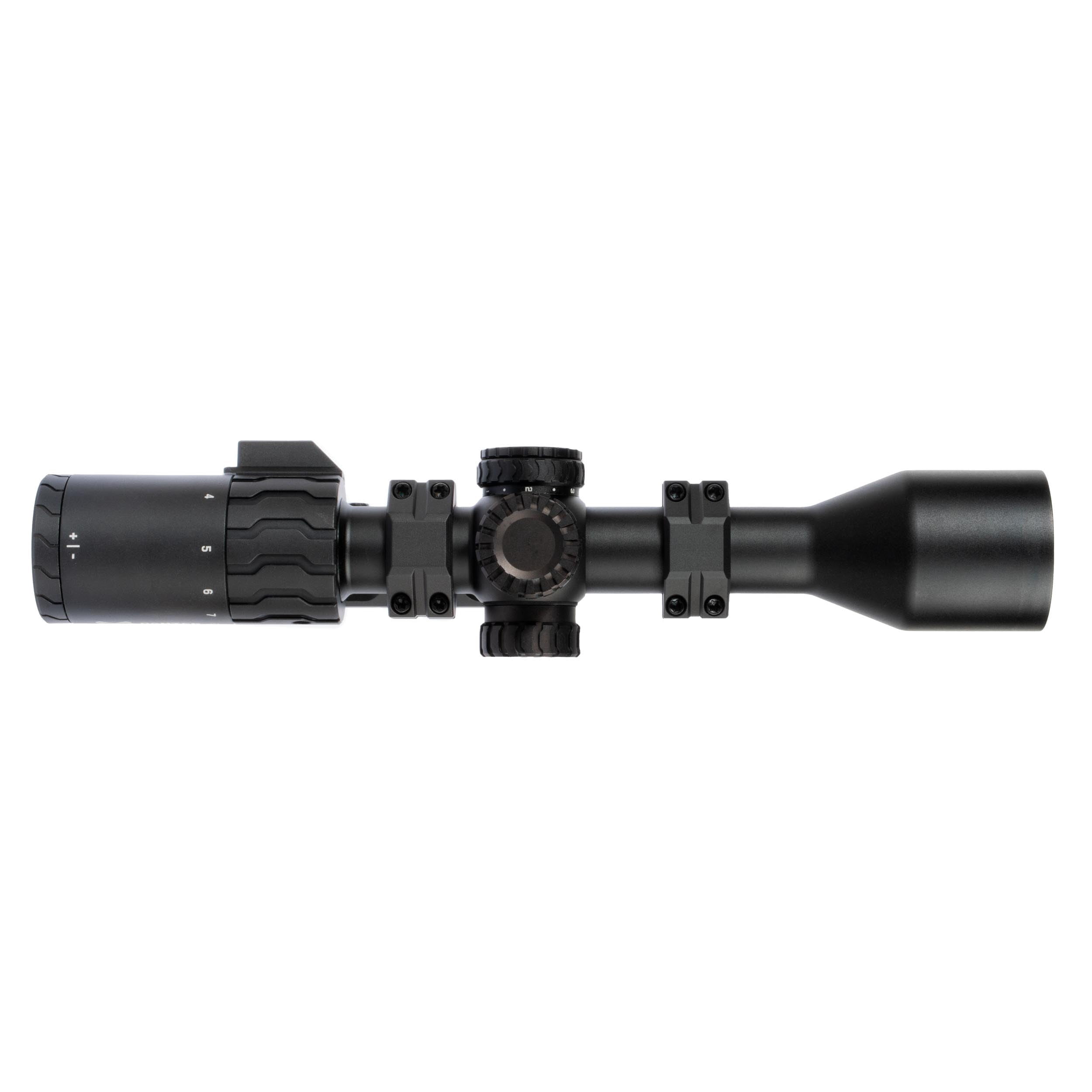 Monstrum Panzer 3-9x40 Rifle Scope with AO Adjustable Objective and Offset Scope Mount | FMR2 Reticle