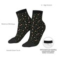 thumbnail image 6 of Fuzoiu Pine Cone Woodland Pattern Print Adult Socks, Crew Moisture-wicking Socks, Unisex Cushion Crew Socks,Casual Sports Ankle Socks, 6 of 7