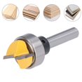 thumbnail image 4 of Bottom Cleaning Bit, Wear Resistant Slotting Milling Cutter Standard Sizes Alloy Blade 3/4in Diameter With 1/4in Shank For Woodworking Projects, 4 of 8