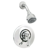 Allura Single Handle 2-Spray Shower System with VersaFlex™ Integral Diverter in Polished Chrome (Valve Included)