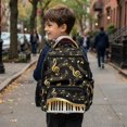thumbnail image 6 of Yuyamidu Music Note School Backpack for Kids 8-12, 17 Inch Lightweight Large Capacity Bookbag with Multiple Compartments for Elementary & Middle 3rd-6th Grade, Back to School Supplies, 6 of 7