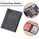 thumbnail image 2 of NC Tarjetero para Hombre, Tarjetero para Tarjetas bancarias de crédito para Hombres, Tarjetero Elegante y Ultrafino, Cuero Negro de Alta Calidad, Cartera Fina Anti-RFID - Regalo para Hombres, Negro, 2 of 5