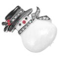 thumbnail image 6 of Gymnture christmas Christmas Snowman Brooch Lapel Pin Stylish Christmas Snowman Brooch Christmas Gift, 6 of 10