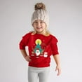 thumbnail image 2 of Little Girls Christmas Sweatshirts Boys Kids Casual Loose Active Full Sleeves Letter Print Teen Crop Tops Size 5-6T, 2 of 5