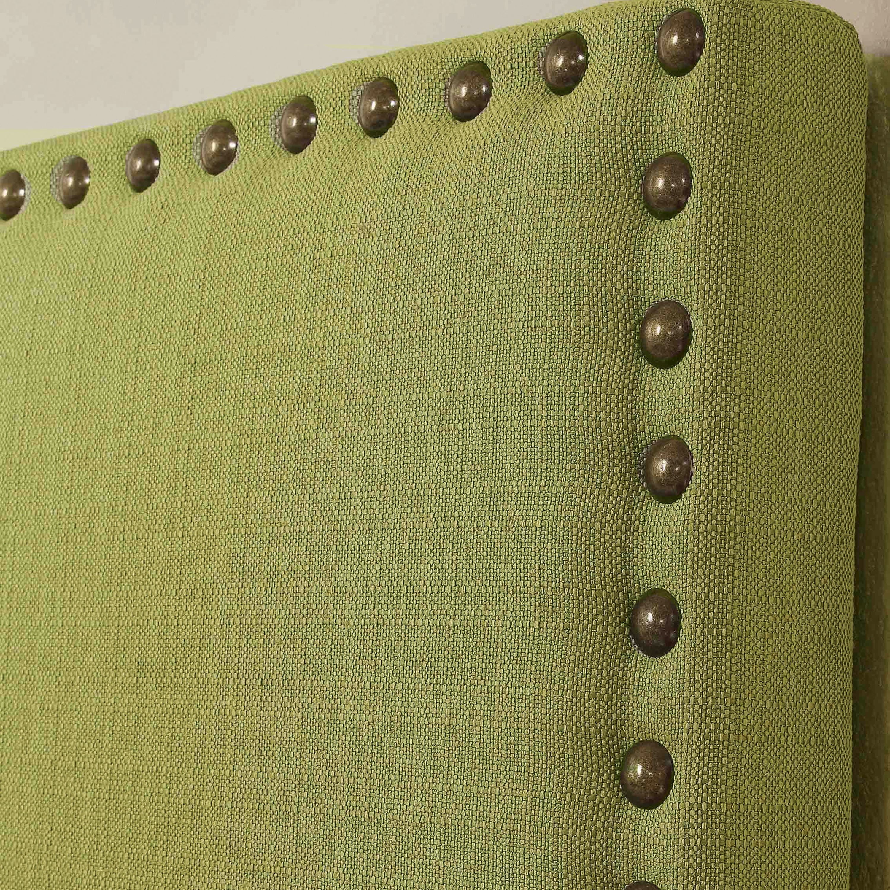Furniture of America Raleigh Linen-like Fabric Headboard, Full/Queen, Green