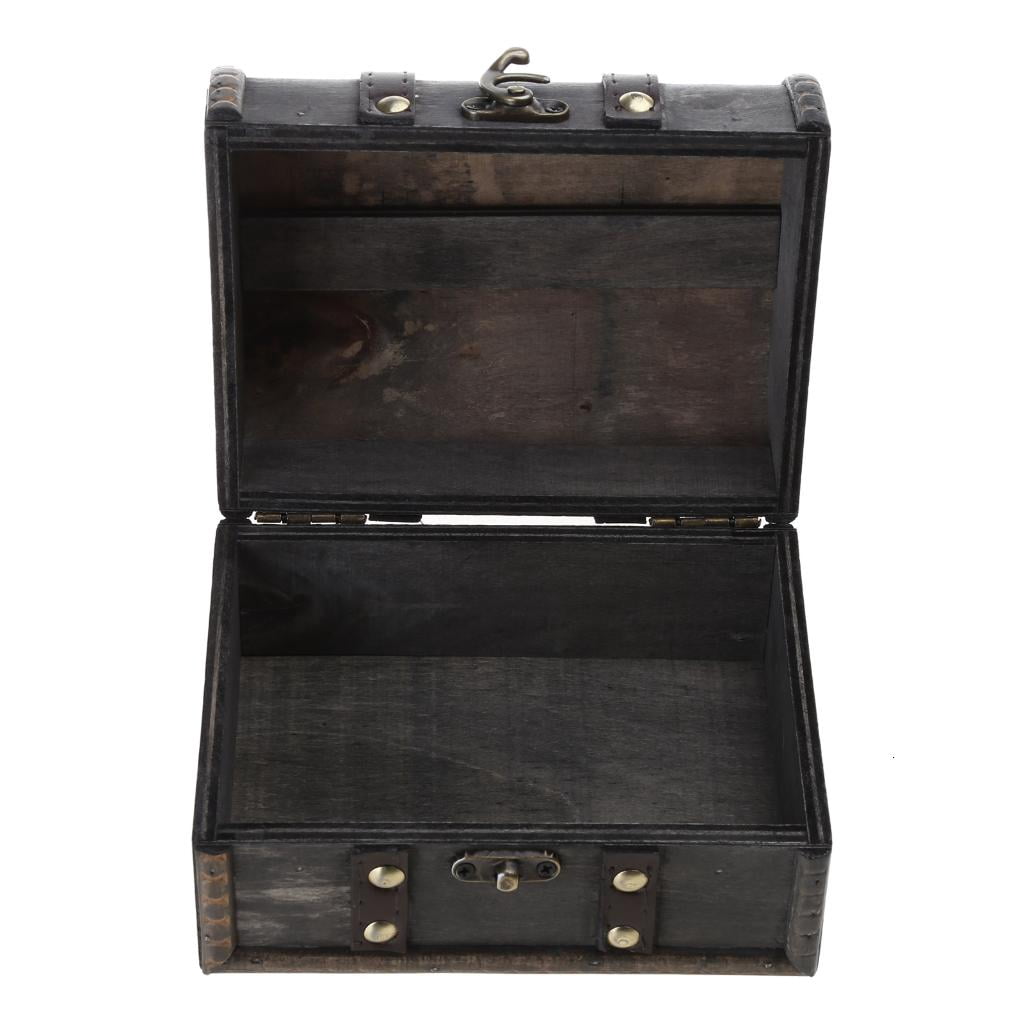 Large Wooden Jewelry Box for Women Wood Vintage Jewelry Organizer Box Jewelry Storage for Women 3 Styles 2 Clors Gift