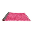 thumbnail image 2 of Ahgly Company Indoor Square Abstract Pink Modern Area Rugs, 6' Square, 2 of 4