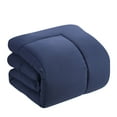 thumbnail image 3 of Supreme 7 Piece Bed-In-A-Bag All Season Solid Comforter & Sheet Set, California King, Navy Blue, 3 of 5