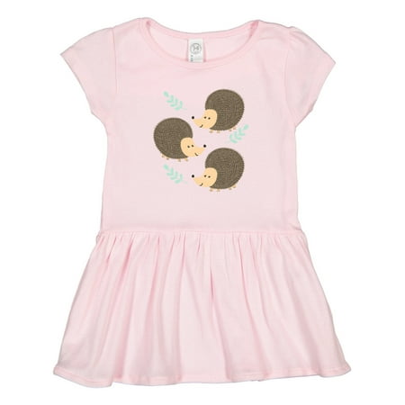 

Inktastic Hedgehog for Girls Gift Toddler Girl Dress
