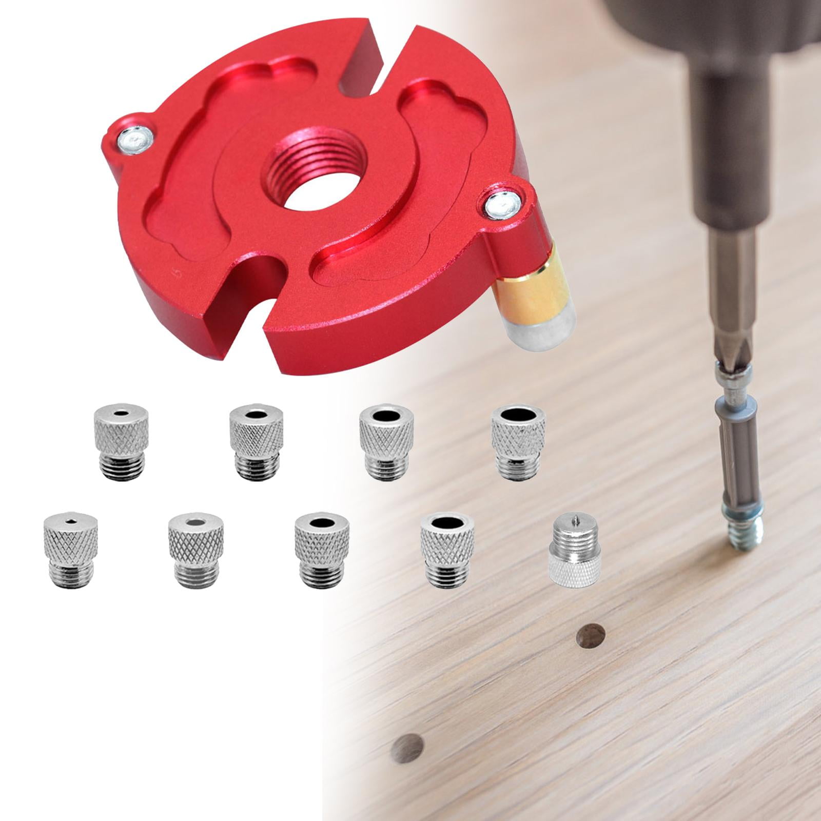 Vertical Pocket Hole Jig, Dowel Drill Guide, Portable Dowelling Jig, Drill Guide Hole for Furniture Making