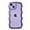 Purple, variant on Solid Color Curly Wave Frame Clear Soft Compatible with iPhone Case (Purple,iPhone Xs Max)