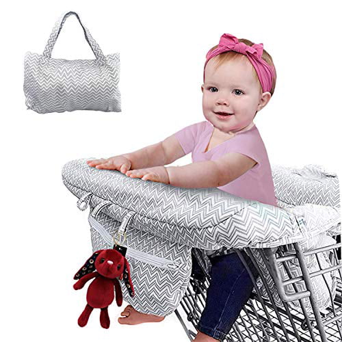 systematiw Shopping Cart Cover,Shopping cart Cushion,Shopping Trolley Cover for Baby or Toddler,Child-Friendly Portable Cushion 