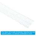 thumbnail image 4 of Uxcell 1.8" Wide 25 Yards Lace Trim Ribbon Sewing Craft Roll Wrapping Dress DIY Decoration White, 4 of 6