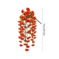 thumbnail image 3 of Leodye 1PCS Artificial Hanging Flowers, Realistic Faux Floral Wall Decor with Rattan for Indoor Home Scene Arrangement -29.52IN, 3 of 6