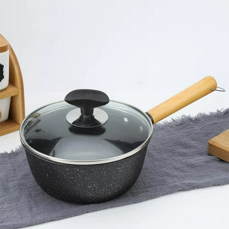 

Practical Cooking Pot Toughened Glass Lid Cookware - 18cm