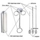 thumbnail image 4 of 2oz Heavy Duty Meat Injector Stainless Steel Marinade Injector Syringe For Bbq And Turkey, 2 Ounce, 4 of 5