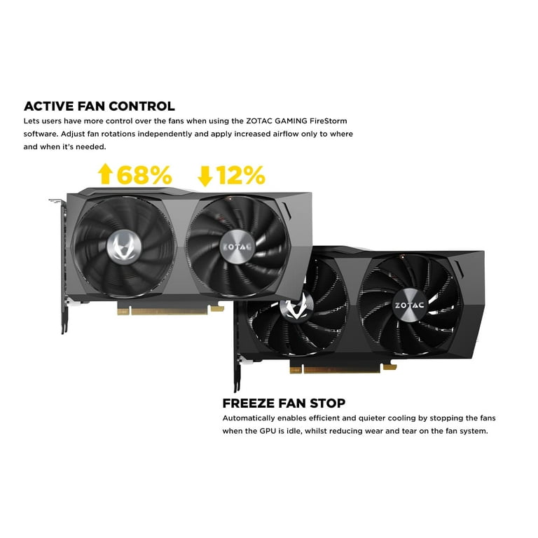 Zotac NVIDIA GeForce RTX 3050 Graphic Card, 8 GB GDDR6