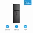 thumbnail image 5 of Refrigerador Midea Top Mount 12 Pies Negro Inverter Quattro Jazz Black con Despachador de Agua, 5 of 5