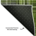 thumbnail image 3 of Addison Rugs Mayfield Washable Transitional Plaid Green Rectangle Rug, 10' x 14', 3 of 6
