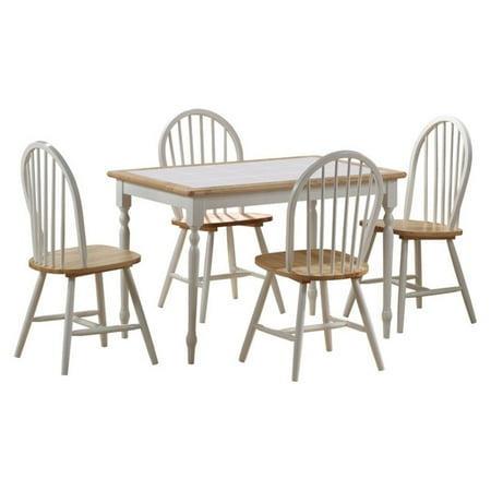 Boraam Farmhouse 5 Piece Tile Top Rectangular Dining Set Boraam Farmhouse 5 Piece Tile Top Rectangular Dining Set
