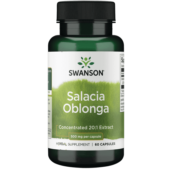 Swanson Salacia Oblonga 20:1 Extract 500 mg 60 Capsules