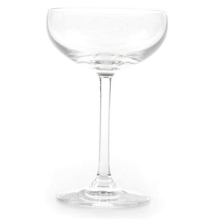 

Stolzle 8oz Crystal Sparkling Champagne Saucer Coupe Glasses - Set of 6