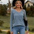 thumbnail image 7 of AELand Womens Sweaters, Casual V Neck Long Sleeve Tops and Blouses For Spring & Fall & Winter, 7 of 7