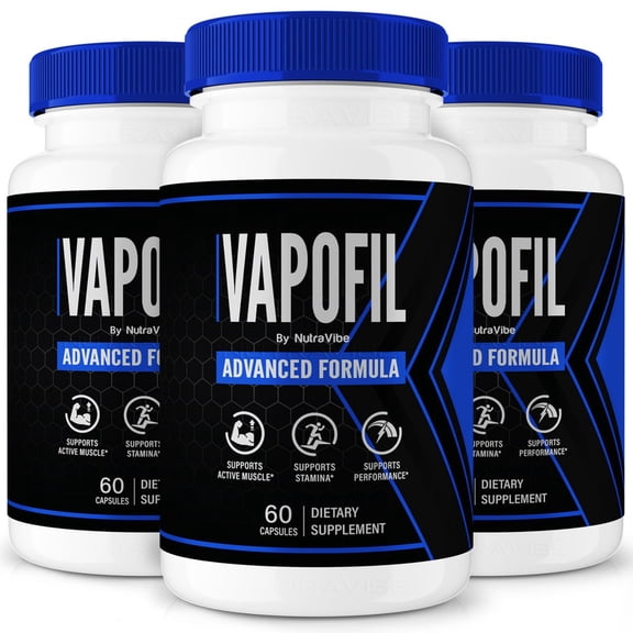 (3 Pack) Vapofil – Original Vapofil Capsules with a Natural Daily Blend for Wellness |Clean, Gentle, Easy-to-Swallow Pills (180 Capsules)