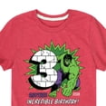 thumbnail image 3 of Marvel Hulk - Incredible Birthday 3 - Toddler And Youth Short Sleeve Graphic T-Shirt, 3 of 5