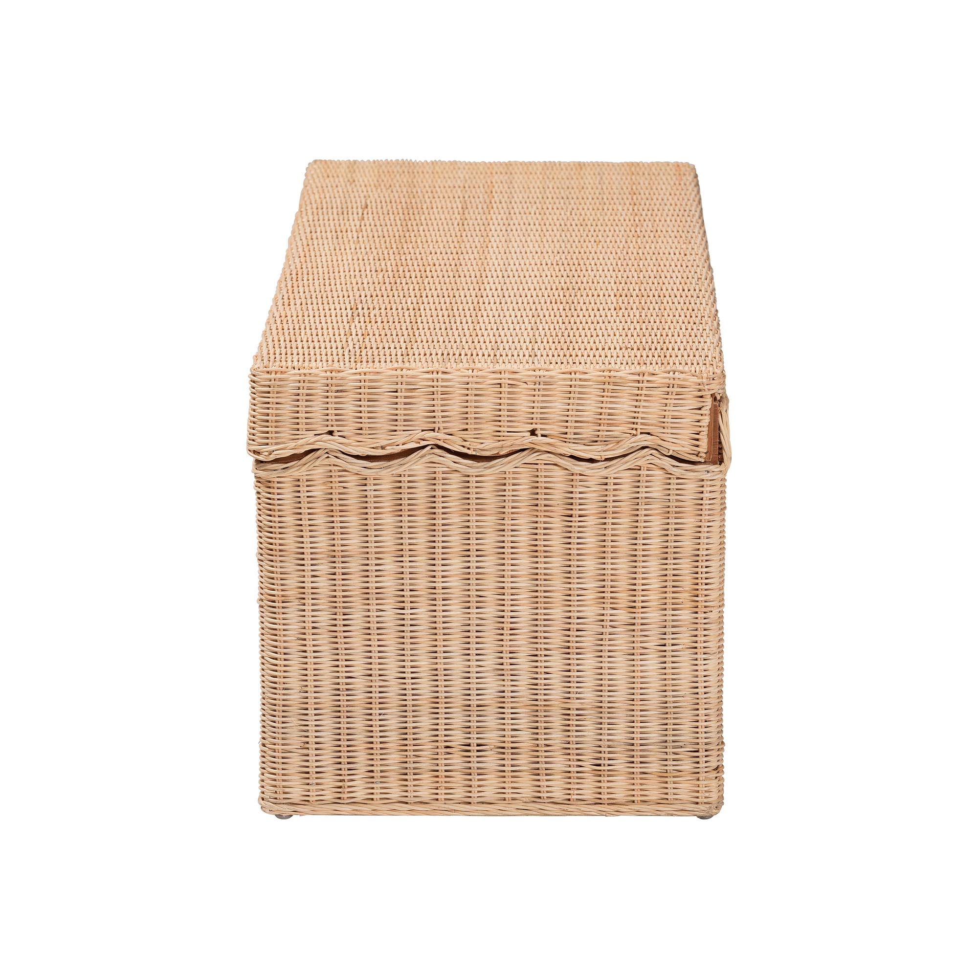 bali & pari Damita Boho Storage Bench, 18"H, Natural