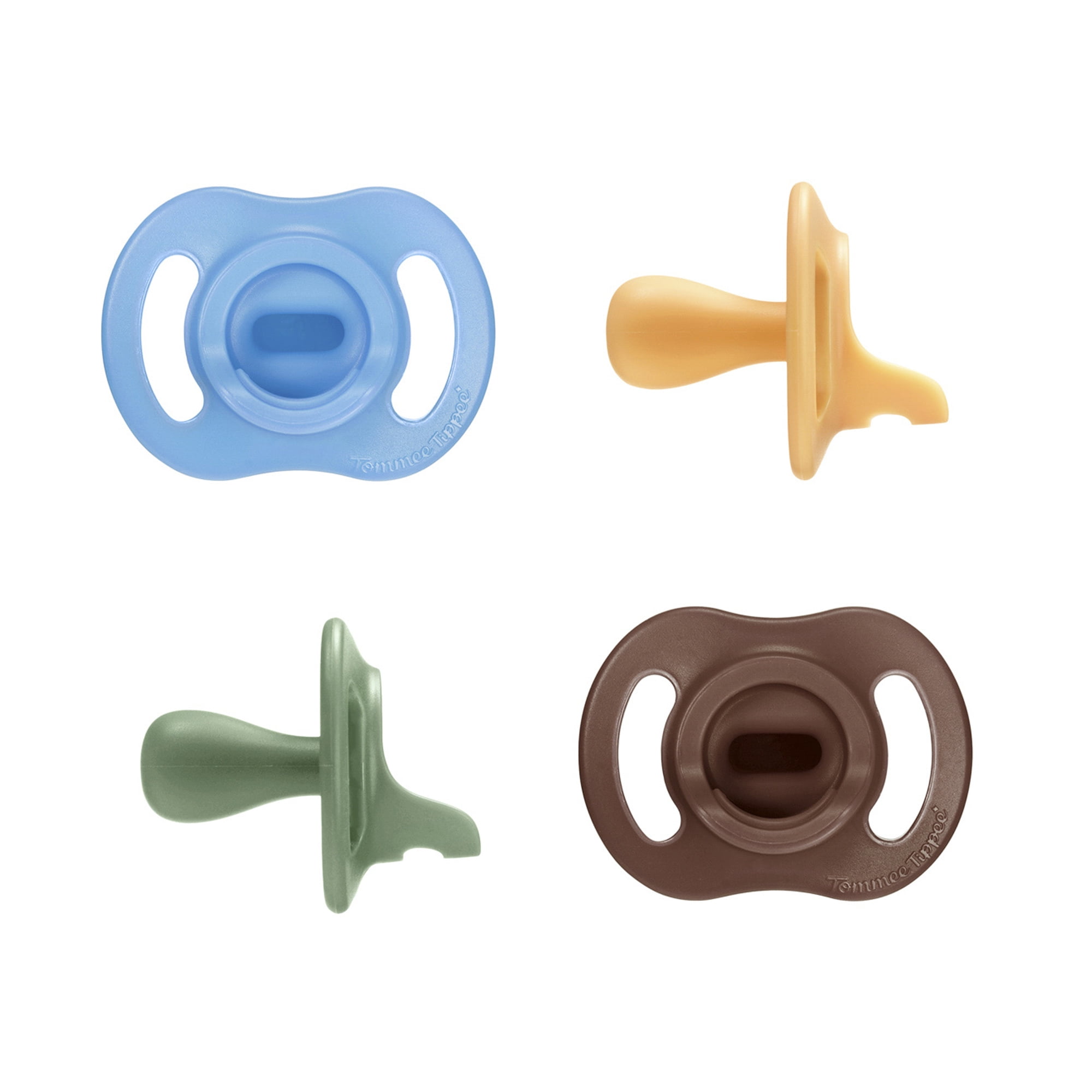 Tommee Tippee Ultra-light Stayput Pacifier, 18-36 Months, 4 Pack, One-Piece Silicone Design