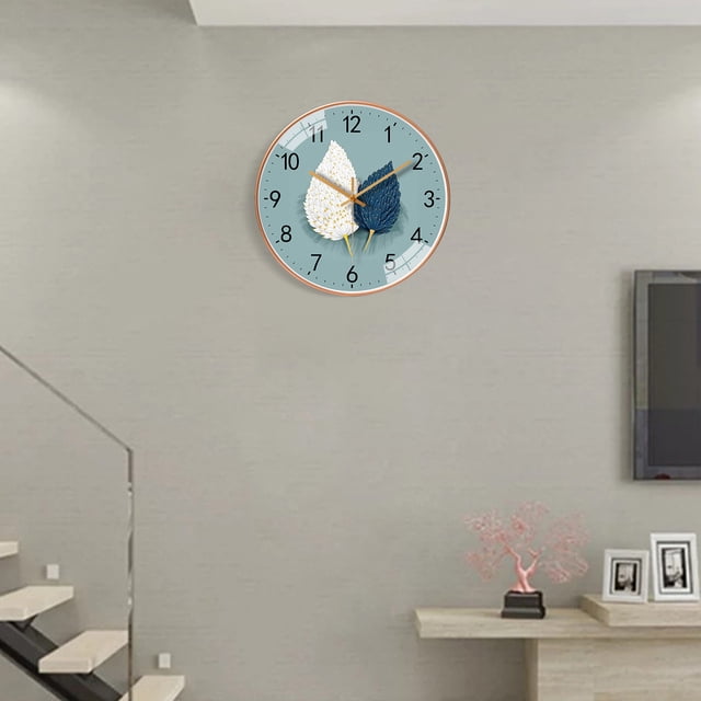 Teissuly Wall Clock Silent Non-Ticking Battery Operated, 8 inch Quartz Decorative, Easy To Read School Clock Teissuly WER202311214529
