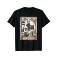thumbnail image 1 of Retro Halloween Frankenstein Lovers Tarot Card Halloween T-Shirt" Graphic Tees Funny shirt Cotton Short sleeve Breathable Comfortable DiY Casual Sports Halloween and Christmas gifts ", 1 of 6