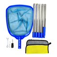 thumbnail image 1 of Colaxi Pool Leaf Skimmer Net Cleaning Pools Durability Professional Practical Efficient Debris Pickup Removal Pools Cleaner Supplies with 5 Section Pole, 1 of 8