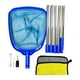 thumbnail image 1 of Recogedor de hojas para piscinas, limpieza de piscinas, durabilidad, profesional, práctico y eficiente. con poste de 5 secciones, 1 of 8