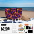 thumbnail image 5 of Xecao Skull for versatile beach bag for women includes zipper pockets and waterproof material, ideal for vacations and adventures., 5 of 7