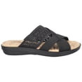 thumbnail image 2 of Easy Street Coho Women's Comfort Wave Slide Sandals Color: Navy Size: 8.5, 2 of 5