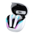 thumbnail image 3 of YAHHU Wireless Gaming Earbuds with ENC Mic 2.4GHz 3D Stereo Bluetooth 5.3 Headphones with USB-C Dongle 20ms Low Latency for PC PS5 VR White (12.00 inches / 30.48 cm pack), 3 of 9