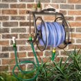 thumbnail image 4 of Metal Wall Mounted Hose Reel - Hammertone Grey, 200ft Capacity, 4 of 7