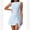 Sky Blue, variant on IWEMEK Women’s High Neck Sleeveless Athletic Tennis Dress with Built-in Shorts for Golf Workout Rompers Wrap Skirt M Black
