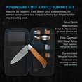 thumbnail image 2 of Juego de cuchillos Messermeister Adventure Chef Summit Carbonized Maple, 2 of 9