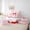 White Red, variant on Erosebridal Red Bowknot Kids Twin Bedding Sets 7-Piece, Cute Bow-tie Bedding Comforter Set, Pink Reversible