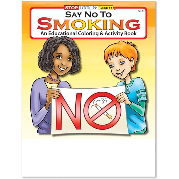 25 Pack - Say No to Smoking Kid's Coloring & Activity Books