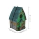 thumbnail image 3 of Casa de resina colgante para exteriores, nido para pájaros pequeño para jardín., 3 of 7