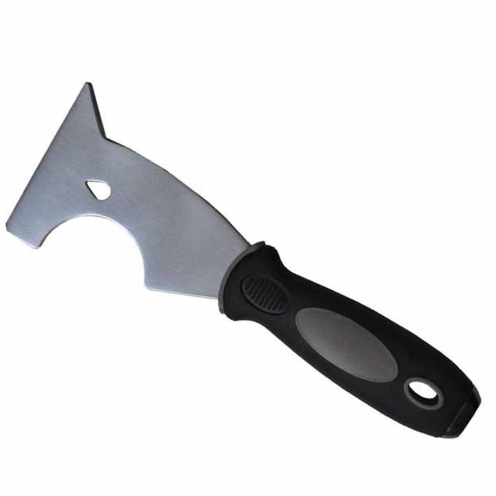 Upgraded New 7 In 1 Stainless Steel Paint Putty Scraper Tool Spackle Knife Caulk Removal Tool