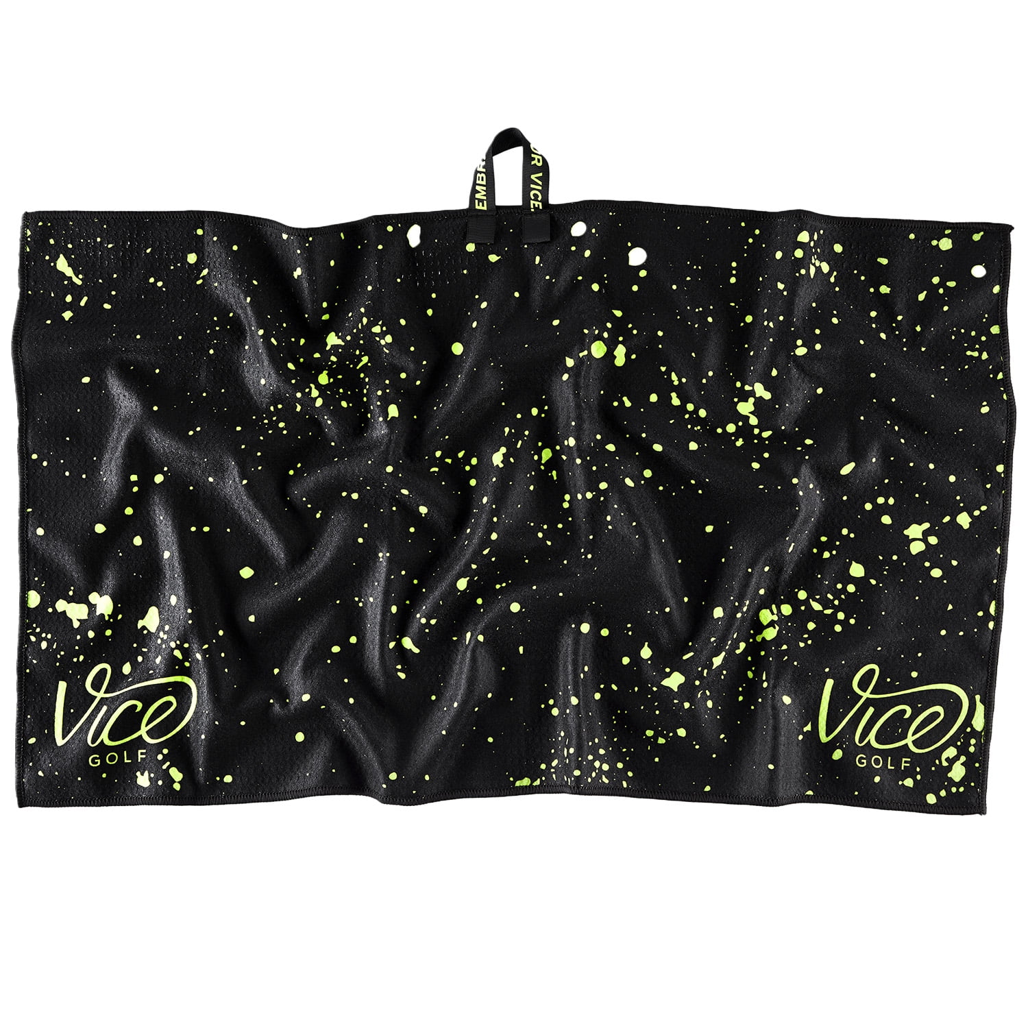 Vice Golf Shine Towel Drip Lime